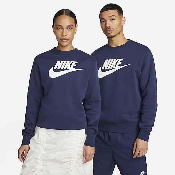 Blue Hoodies Pullovers. Nike